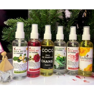 XỊT THƠM PHÒNG hương nước hoa  BestLADY 100ML: Hương Sả Chanh,,Lavender, Coco chanel... ( KHỬ MÙI HÔI , THƠM PHÒNG...)