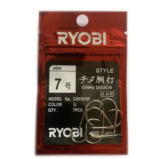 Bịch lưỡi câu cá chinu ryobi nhật bản đủ size, lưỡi đuôi dẹp câu cá chép cá rô đồng rô phi cá mương loại tốt
