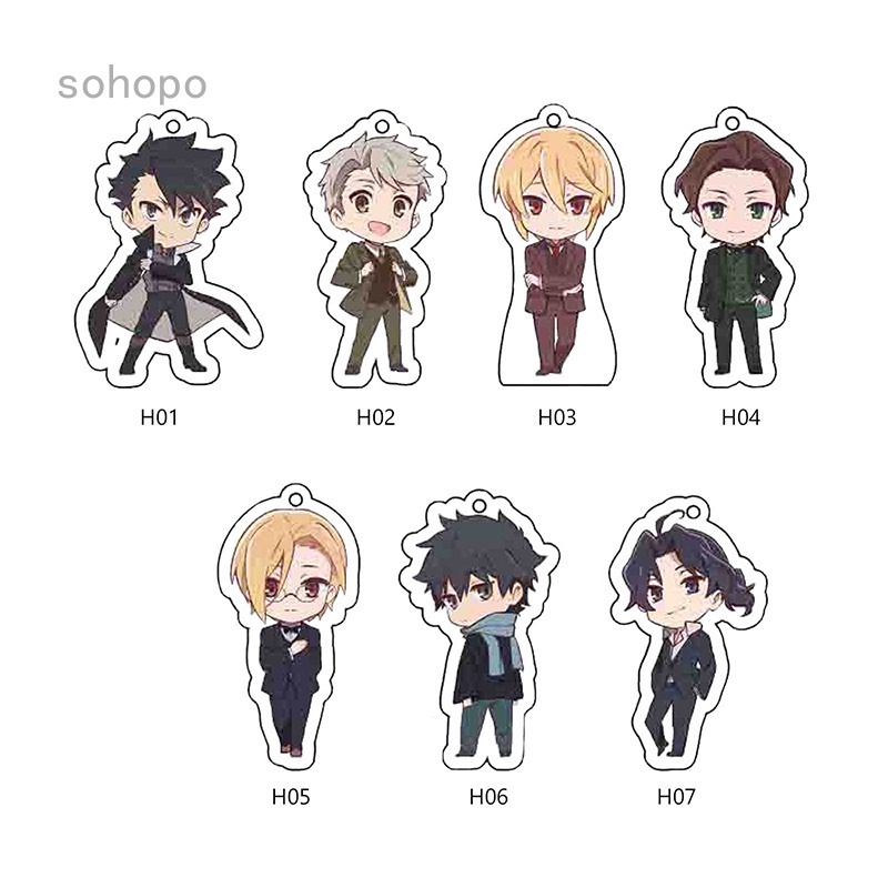 Sohopo Móc Khóa Hình Nhân Vật Anime Moriarty The Patriot