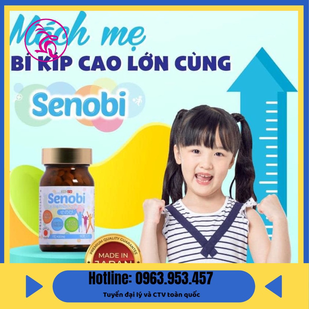 Viên uống tăng chiều cao cho trẻ em SENOBI giúp trẻ tăng trưởng tốt cả về chiều cao lẫn trí tuệ - Nhật Bản