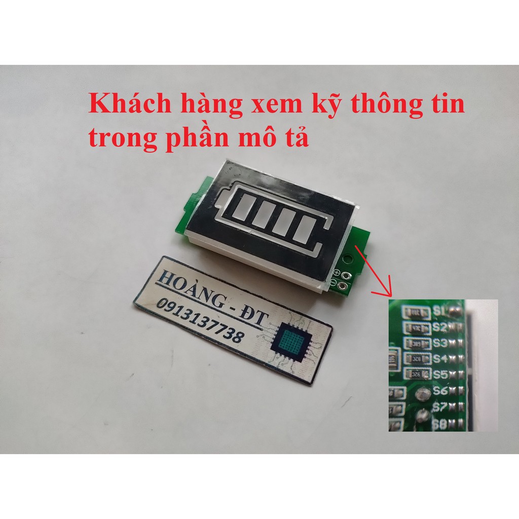 Module led báo pin đa năng