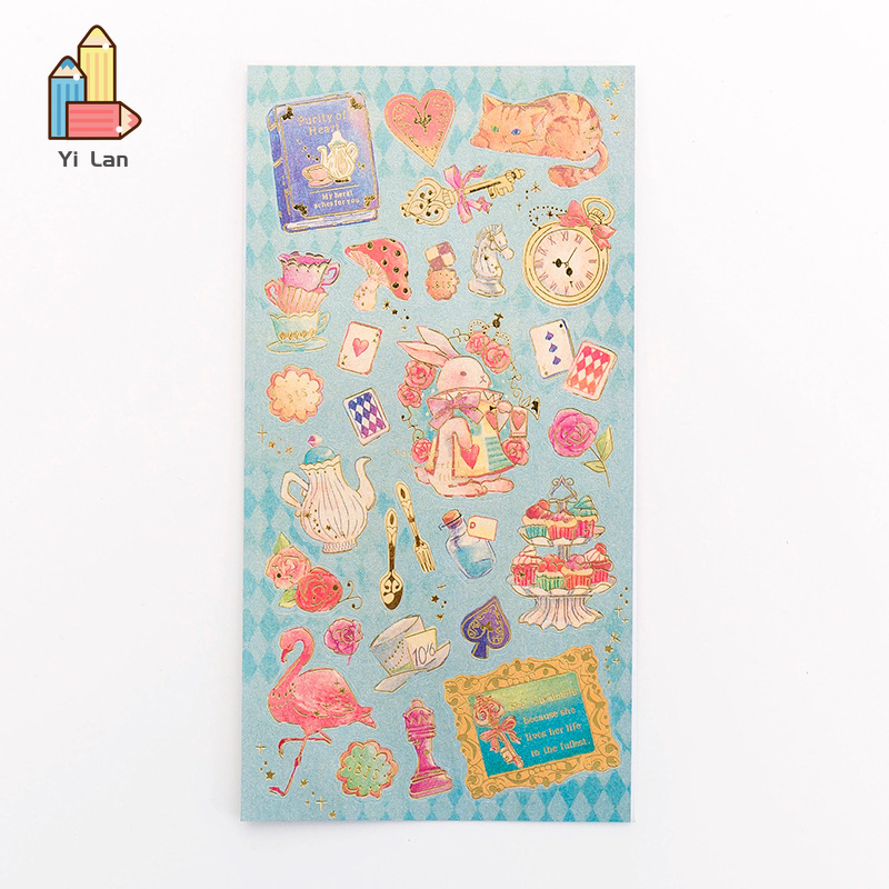 Hình Dán Họa Tiết Công Chúa Cổ Tích Trang Trí Nhật Ký Tự Làm Đa Dụng