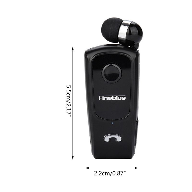 DOU F920 Wireless BT 4.0 Headset Retractable Stereo Headphone Handsfree Earphone with Clip Mic