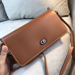 🆘RẺ VÔ ĐỊCH🆘Túi Coach Dinky nâu bò