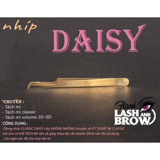 Nhíp Nối Mi Classic Daisy - Chính Hãng Hani - Nhíp Tách Mi Cao Cấp_Xuất xứ: Gia công tại Pakistan - Đạt chuẩn J1J2