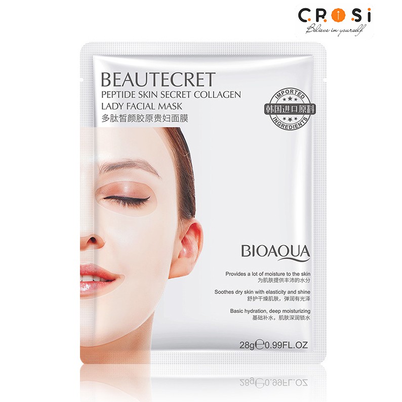 Mặt nạ thạch trong suốt pha lê Collagen BIOAQUA chăm sóc da mặt giúp da căng mịn tăng đàn hồi | BigBuy360 - bigbuy360.vn