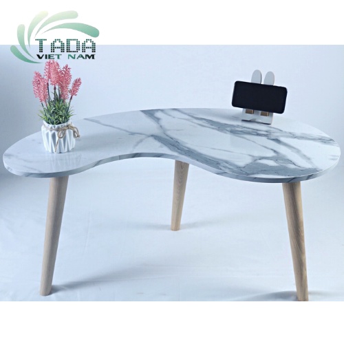 [Flash Sale] Bàn Sofa phòng khách kiểu dáng hình Củ Lạc độc đáo với chân gỗ tự nhiên chắc chắn, hiện đại- TADAVIETNAM.