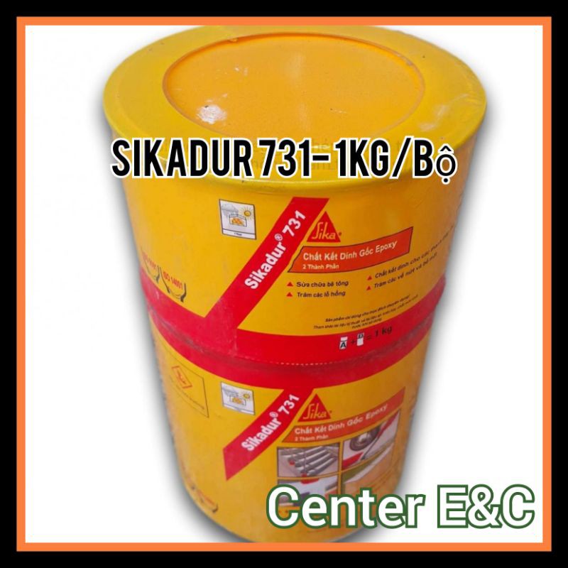 [CHÍNH HÃNG] Chất kết dính Sikadur 731 gốc nhựa epoxy 2 thành phần 1 bộ 1kg Giá rẻ