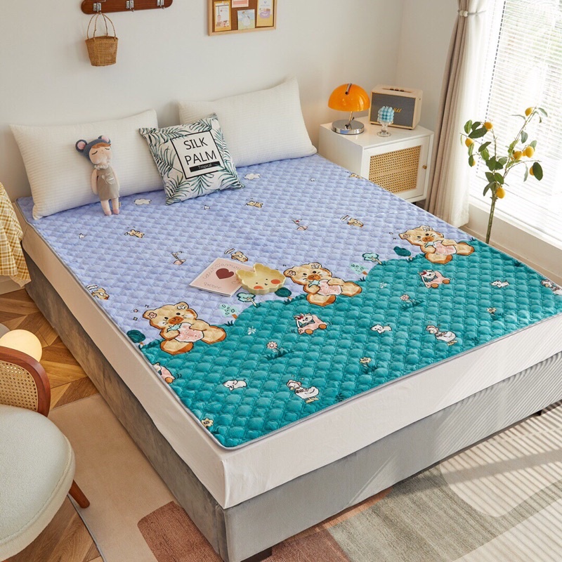 thảm nỉ tuyết sữa kháng khuẩn bear 3 in 1 mới nhất 2021