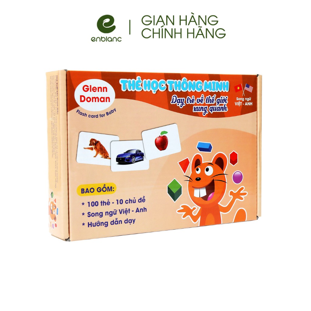 Thẻ Học Thông Minh Cho Bé, Bộ Thẻ TGXQ Cơ Bản, Bộ Flashcard 10 Chủ Đề Thế Giới Xung Quanh Cho Bé Từ 0-6 Tuổi