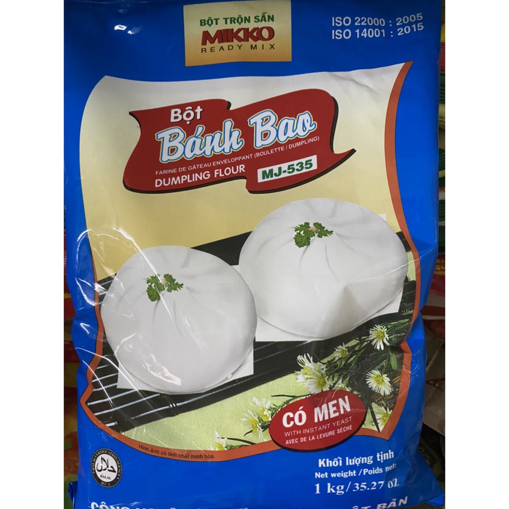 Bột bánh bao trộn sẵn MIKKO 1kg
