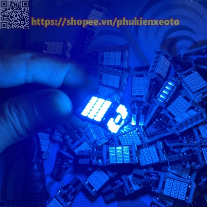 Đèn Led Demi Lắp Đèn Lùi, Xi Nhan, Biển Số, Đèn Trần, Đèm Sườn, T10 T15 Chip 4014 Dùng Cho Ô Tô Xe Máy Siêu Sáng