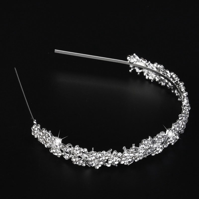 Băng đô cài tóc đính đá lấp lánh cho nữ