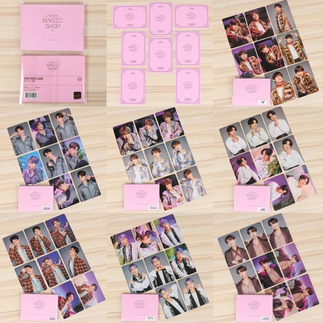 Mini Photocard BTS MAGIC Shop unoff - Card ảnh BTS