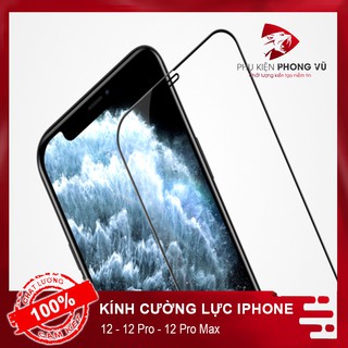 Kính cường lực Iphone 12 12 Pro 12 Pro Max Full Màn, Hạn Chế Vân, Tự Dán Khỏi Ra Quán