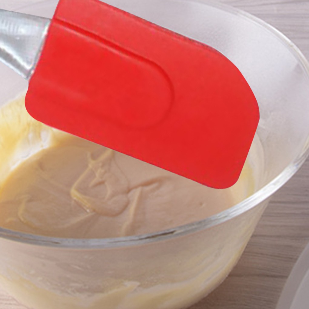 Resistance High temperature Food-grade silicone spatula Cake scraper baking cream blade Brush  Kitchentool