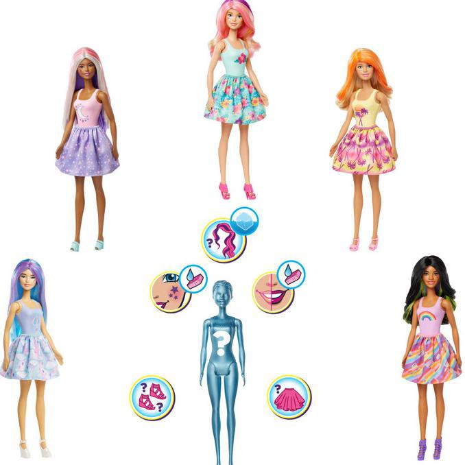 Búp Bê Barbie Reveal 7 Màu Sắc Rực Rỡ 1 Bất Ngờ