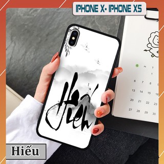 Ốp lưng iPhone X/ XS - In chữ thư pháp