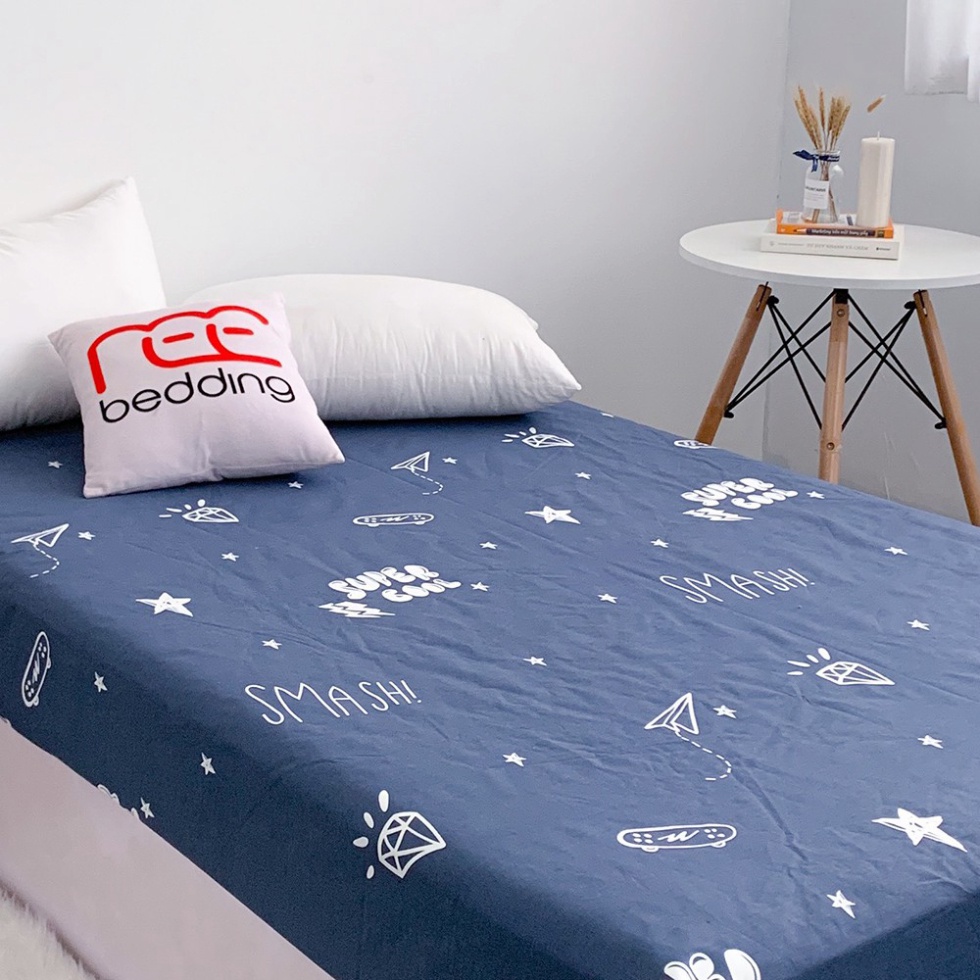 Ga chống thấm 100% Cotton REE Bedding kháng nước cao cấp đủ size drap giường cho bé 1m2, 1m4, 1m6, 1m8, 2m