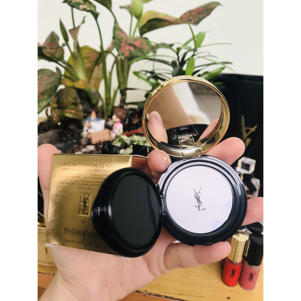 Phấn Nước YSL Le Cushion Encre De Peau Luminous Matte Cushion Foundation Spf 50 - Tone 20 mini 5g