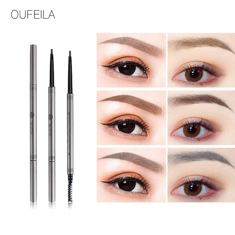 Chì Tán Lông Mày OUFEILA Chì kẻ mày không thấm nước Long Lasting Pigmented Easy Blend Eye Makeup Mỹ phẩm | BigBuy360 - bigbuy360.vn