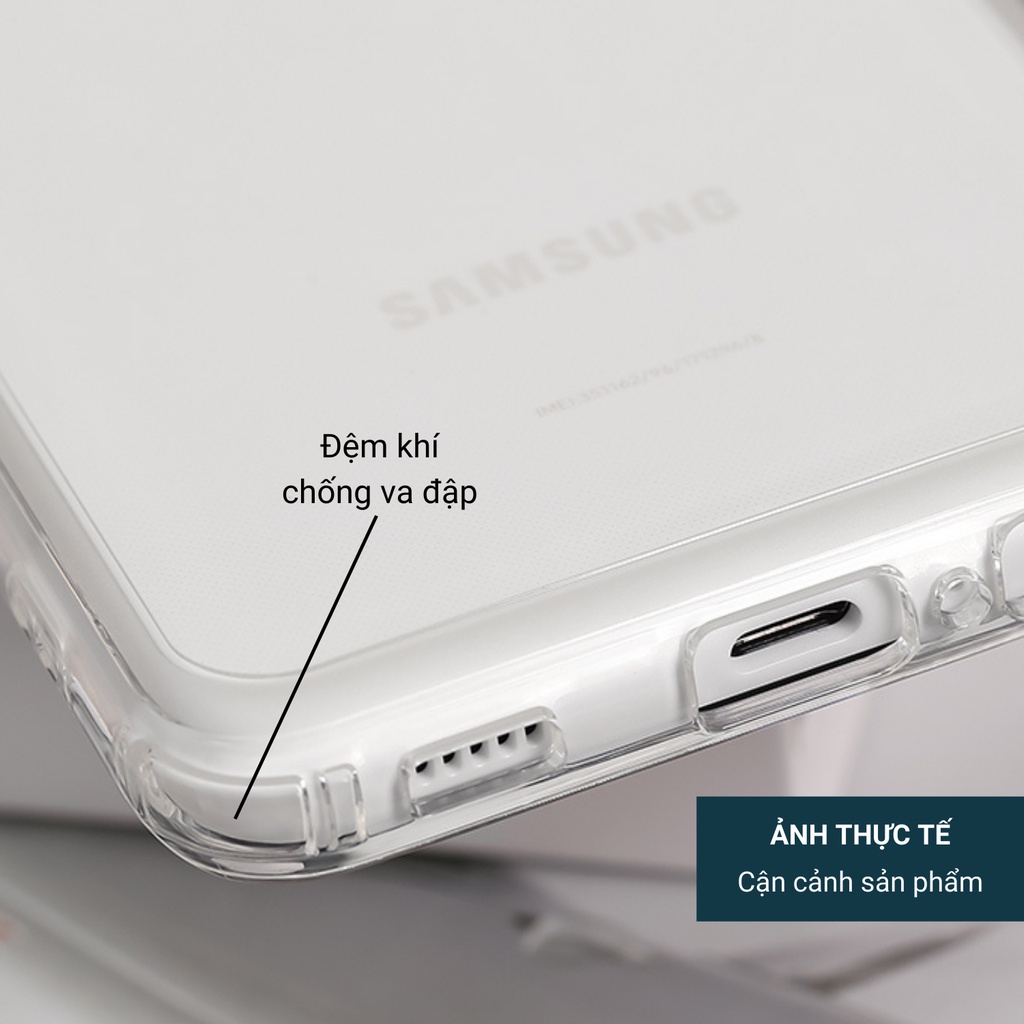 Ốp lưng trong suốt Soft Clear Cover cho Galaxy A12