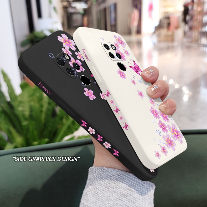 Ốp Điện Thoại Silicon Dẻo Họa Tiết Bươm Bướm Độc Đáo Cho Huawei Mate 20 Pro P Smart 2021 Y7A Nova 5t
