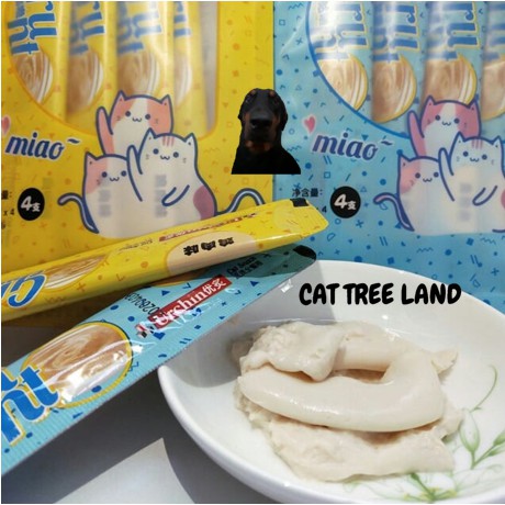 SÚP THƯỞNG CHO MÈO MIAO GRUNT 15G (SNACK MÈO) - THỨC ĂN MÈO DẠNG MỀM