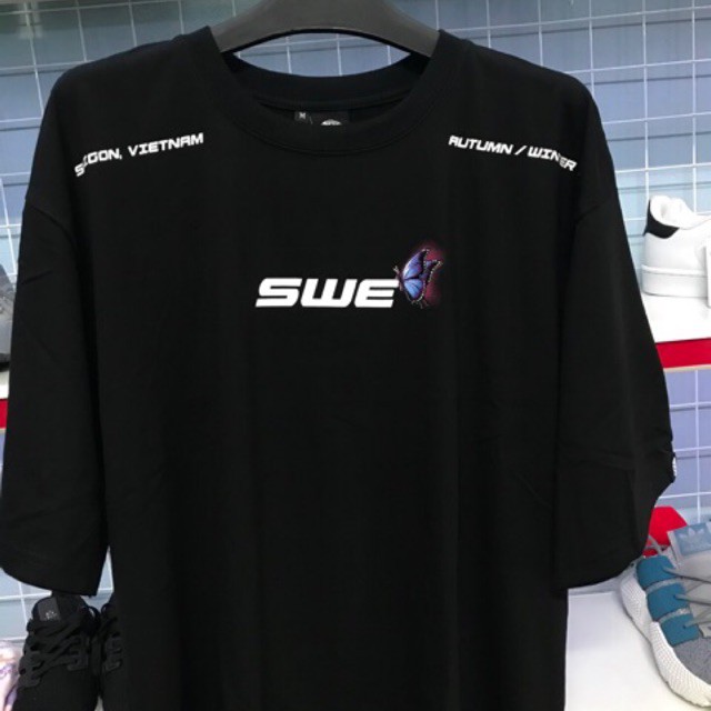 Áo phông Swe Bướm Unisex FULL TAG CỔ TAG TAY - Tee Streetwear Easy Local Brand Butterfly