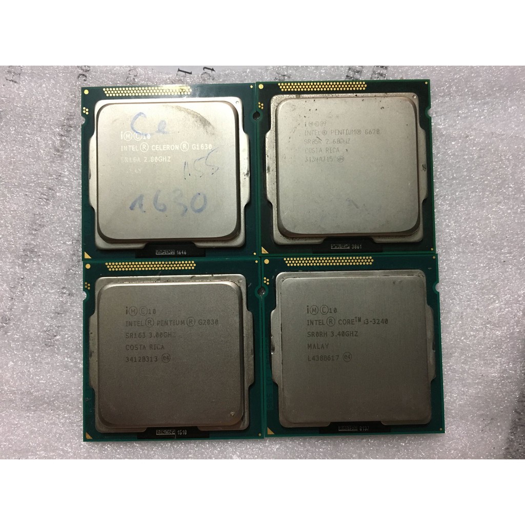 CPU  G 860, G 2010, G2030. Socket 1155 (dùng cho main H61,B75)