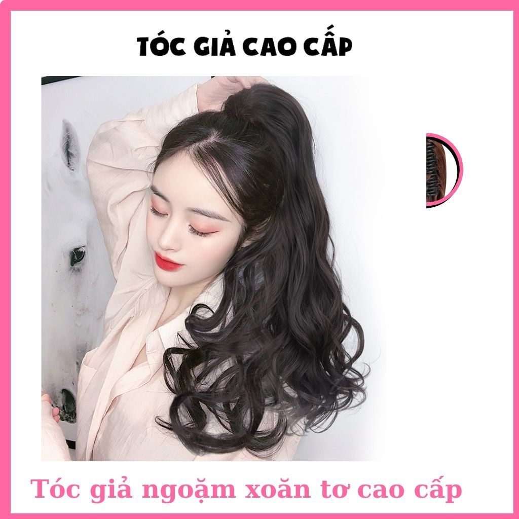 Tóc giả ngoặm xoăn ❤️FREESHIP❤️n44