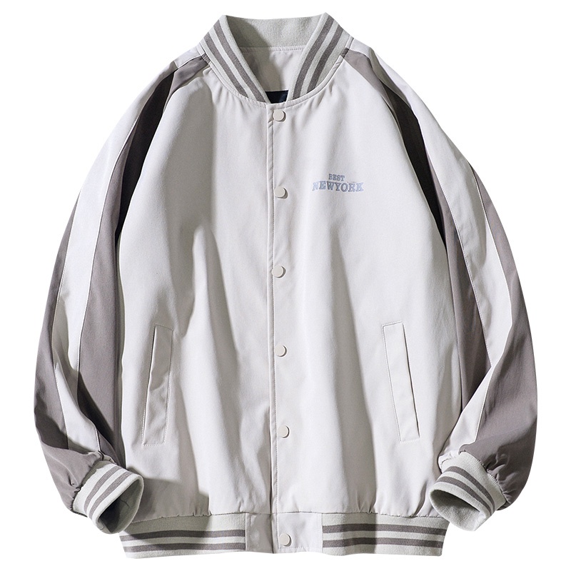 ÁO KHOÁC BOMBER UNISEX- ÁO KHOÁC BÓNG CHÀY BEST NEWYORK 2 LỚP CHẤT LIỆU DÙ 2 LỚP PHONG CÁCH Ulzzang