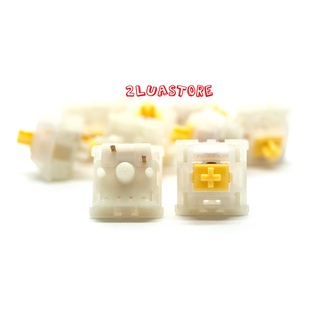 Switch Gateron Milky Yellow Pro dùng cho bàn phím cơ (Linear - 5 pin)