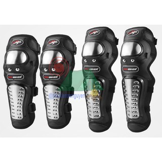 Giáp bảo hộ inox Probiker/ProX loại 1 - Bộ 4 món khủy tay và đầu gối