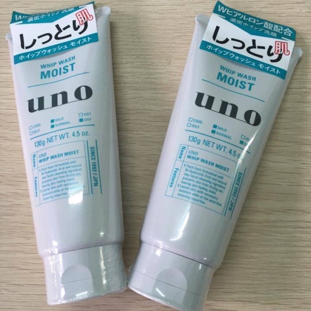 Sữa Rửa Mặt Nam Tạo Bọt Cho Da Nhạy Cảm UNO MEN An Toàn, Dịu Nhẹ Nội Địa Nhật Bản 130g - SAKUKO