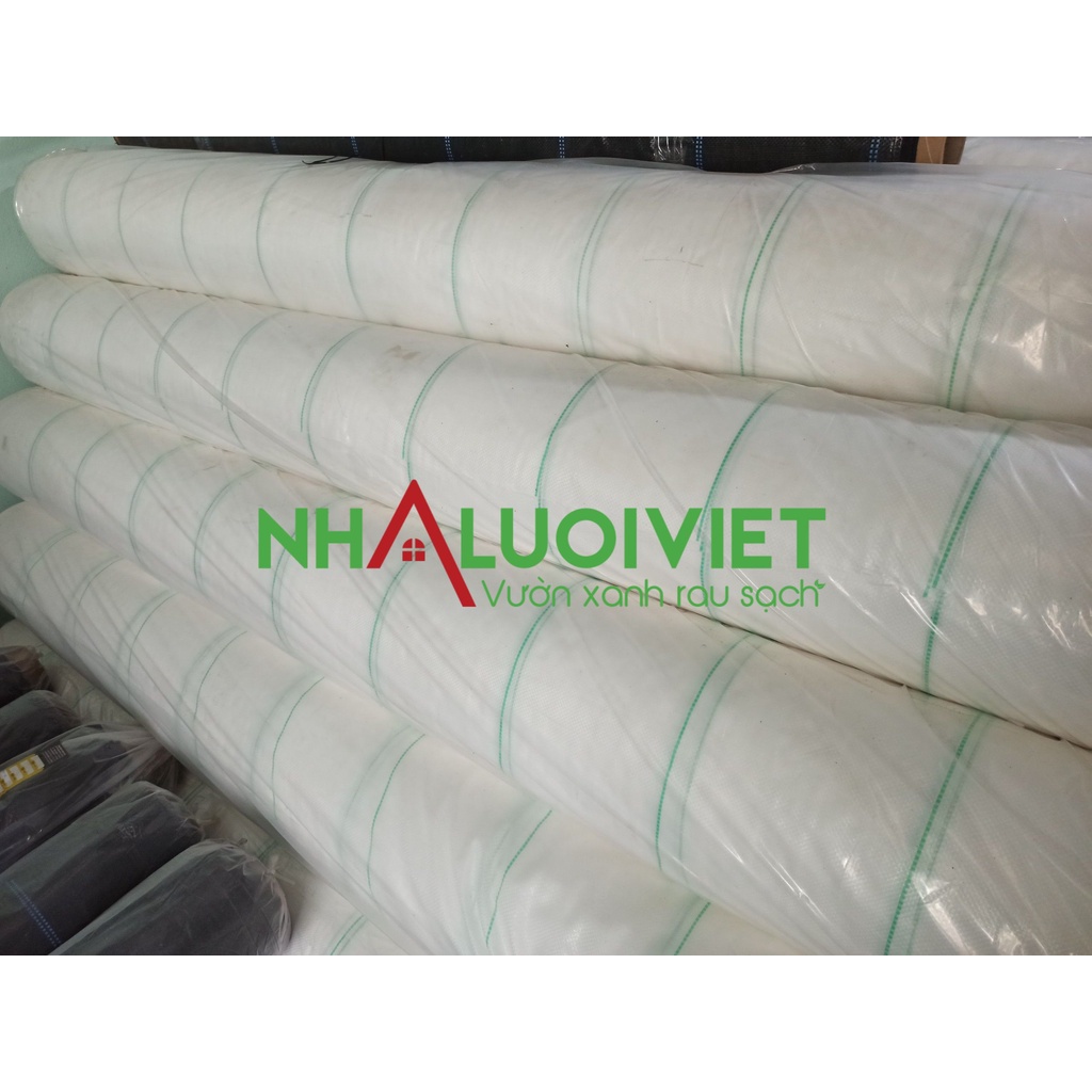 Bạt phủ chống cỏ màu trắng- khổ ngang 4m dày 120gr- hàng xuất khẩu