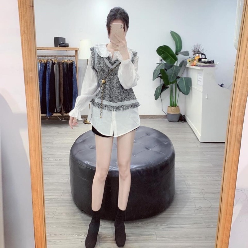 Bán sỉ áo dạ pha sơ mi