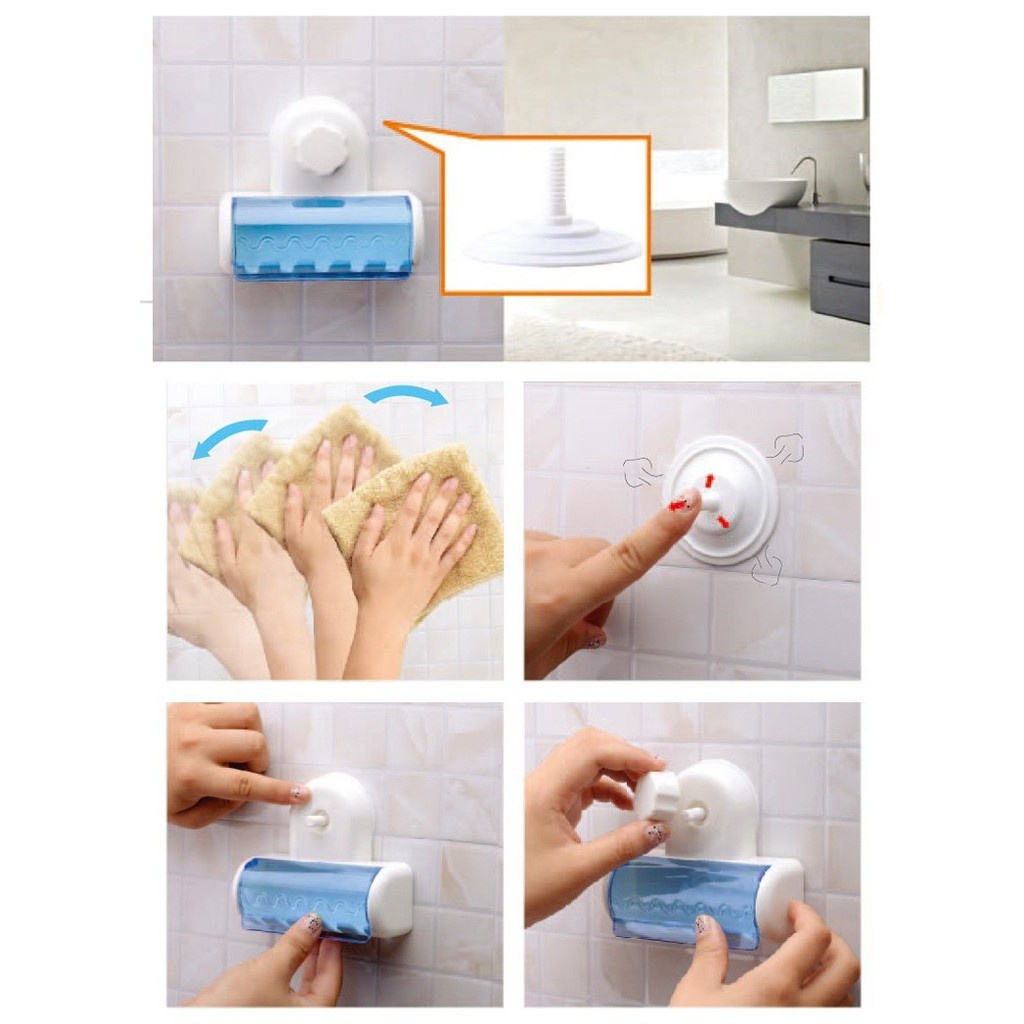 Giá Treo Đựng 5 Bàn Chải Đánh Răng - Kệ Để Bàn Chải Treo Tường Cho Cả Gia Đình USA Store