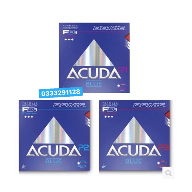 Mặt vợt bóng bàn Donic Acuda Blue P1 P2 P3