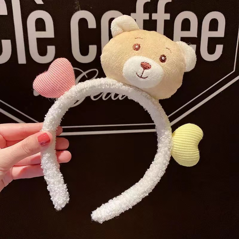 Băng Đô Rửa Mặt Phối Lông Nhiều Kiểu Dáng Dễ Thương