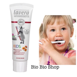 [Mẫu mới] Kem đánh răng hữu cơ trẻ em Lavera 75 ml organic bio