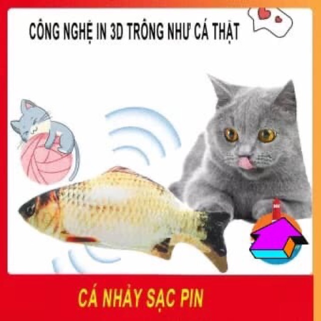 ĐỒ CHƠI CÁ nhảy sạc điện hot trend-cá biết nhảy-cá nhảy tik tok-cá quẩy