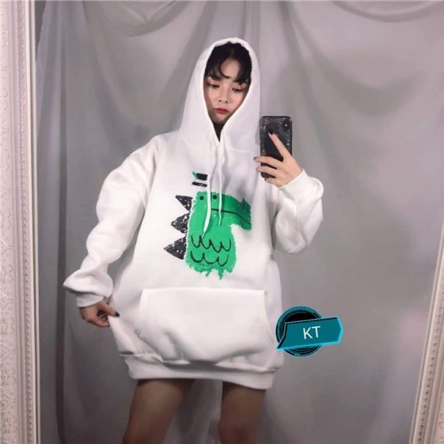 Áo hoodie cá sấu xanh KTH0819