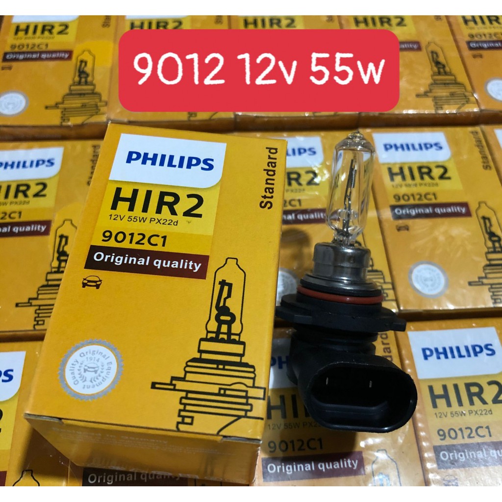 Bóng đèn halogen PHILIP 9012C1 Chân HIR2 12V 55 W (Hộp giấy 1 cái)