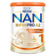 Sản phẩm dinh dưỡng công thức Nestlé NAN INFINIPRO A2 Số 1,số 2,số 3 800g