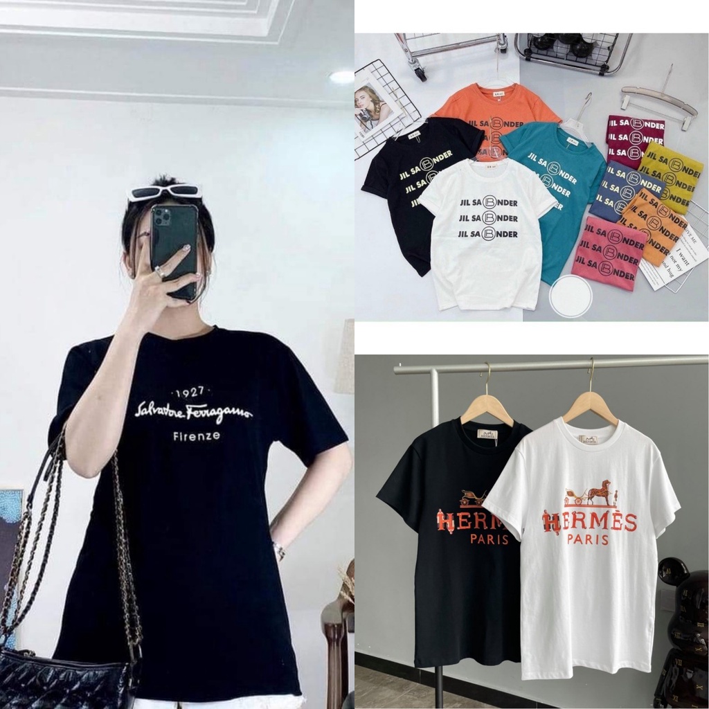 [Thanh Lý Mẫu Lẻ] Áo Phông Dáng Rộng Cổ Tròn Freesize Cho Cả Nam Và Nữ Chất Cotton Thoáng Mát, Form Rộng