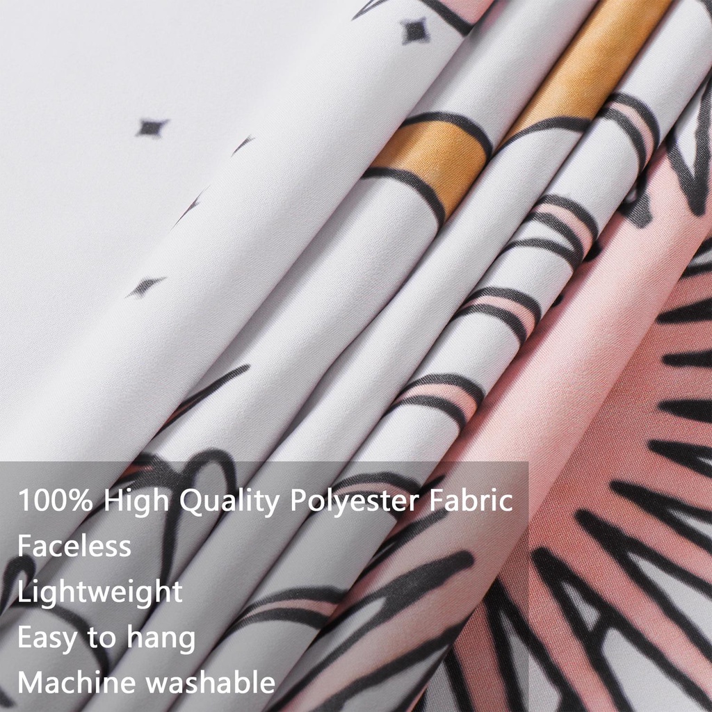 KUNHEV Thảm Treo Tường Trang Trí Hình Mặt Trời / Mặt Trăng / Mặt Trời Đầy Màu Sắc Tươi