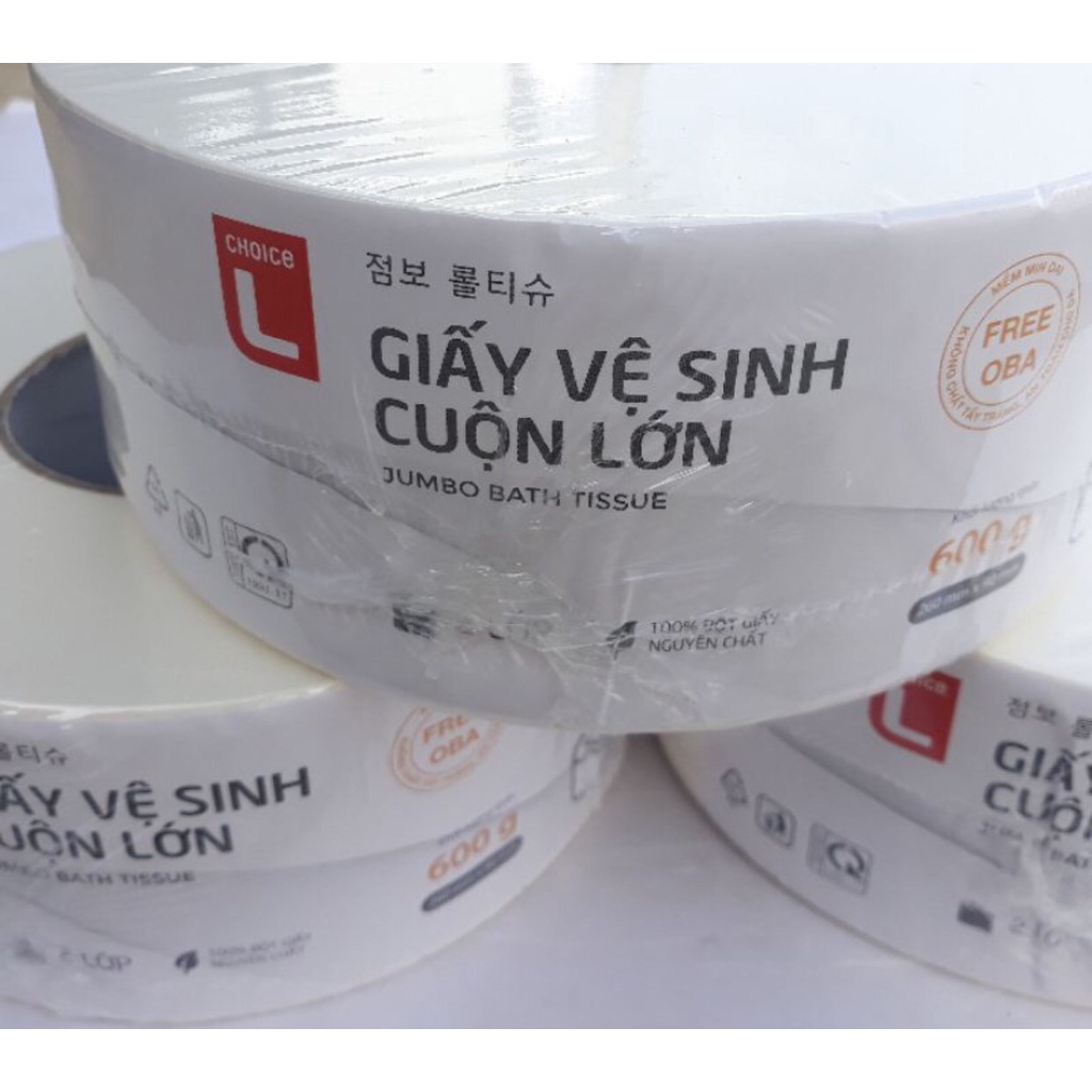 Giấy Vệ Sinh Cuộn Lớn Choice L 600G