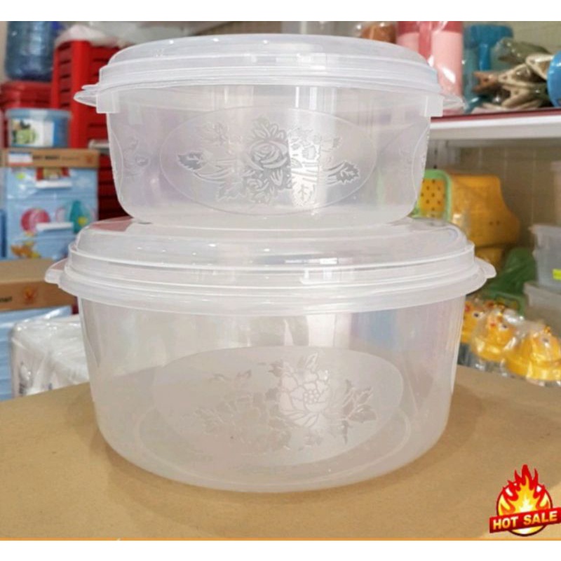 #Rẻ quá đi thôi# Âu  nhựa có nắp đậy trong suốt 3 kích thước từ bé đến to - nhựa nguyên chất, không mùi, an toàn sk