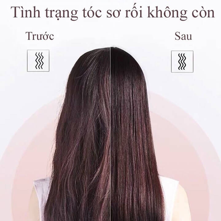 Lược điện chải tóc tạo kiểu đa năng 3 trong 1 giúp chải thẳng tóc, uốn cụp tóc chuyên nghiệp, duỗi tóc không gây sơ rối